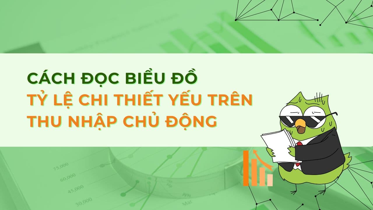 Biểu đồ Chi thiết yếu trên Thu nhập chủ động