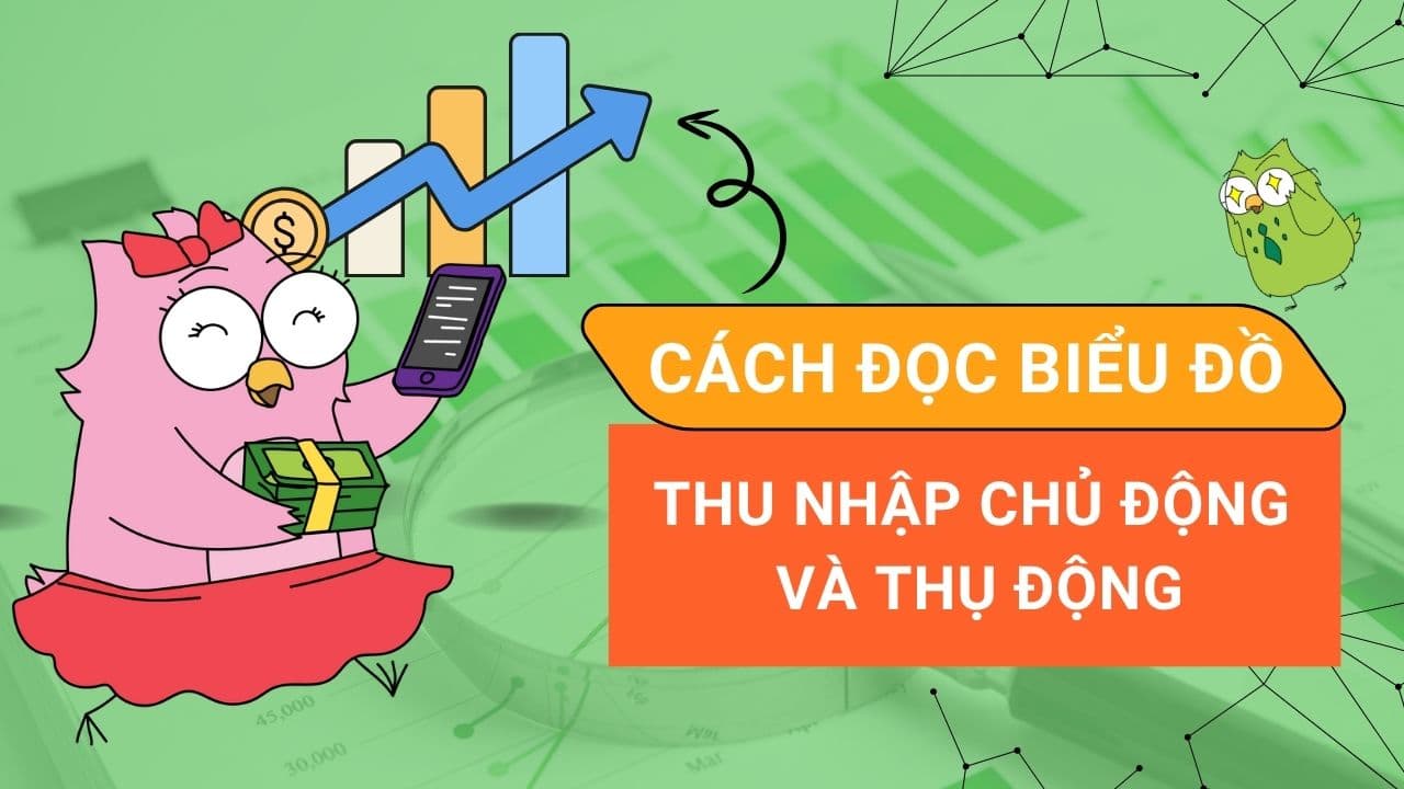 Cách đọc biểu đồ Thu nhập chủ động và thụ động trên app Cú Thông Thái