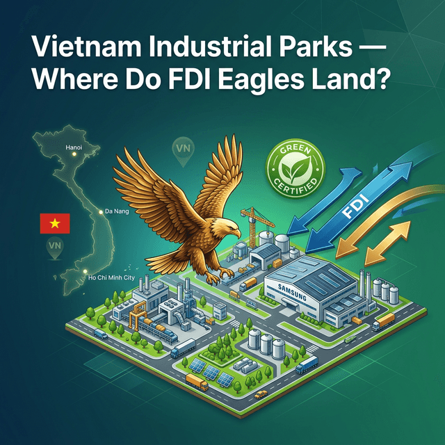 KCN Việt Nam 2025 — Đại Bàng FDI Đậu Ở Đâu?