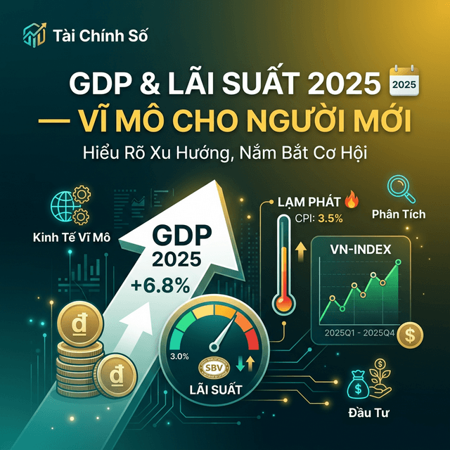 GDP — Lãi Suất 2026 — Kinh Tế Vĩ Mô Cho Nhà Đầu Tư F0