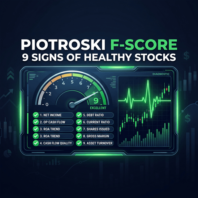 Piotroski F-Score — 9 Dấu Hiệu Cổ Phiếu Khỏe Mạnh