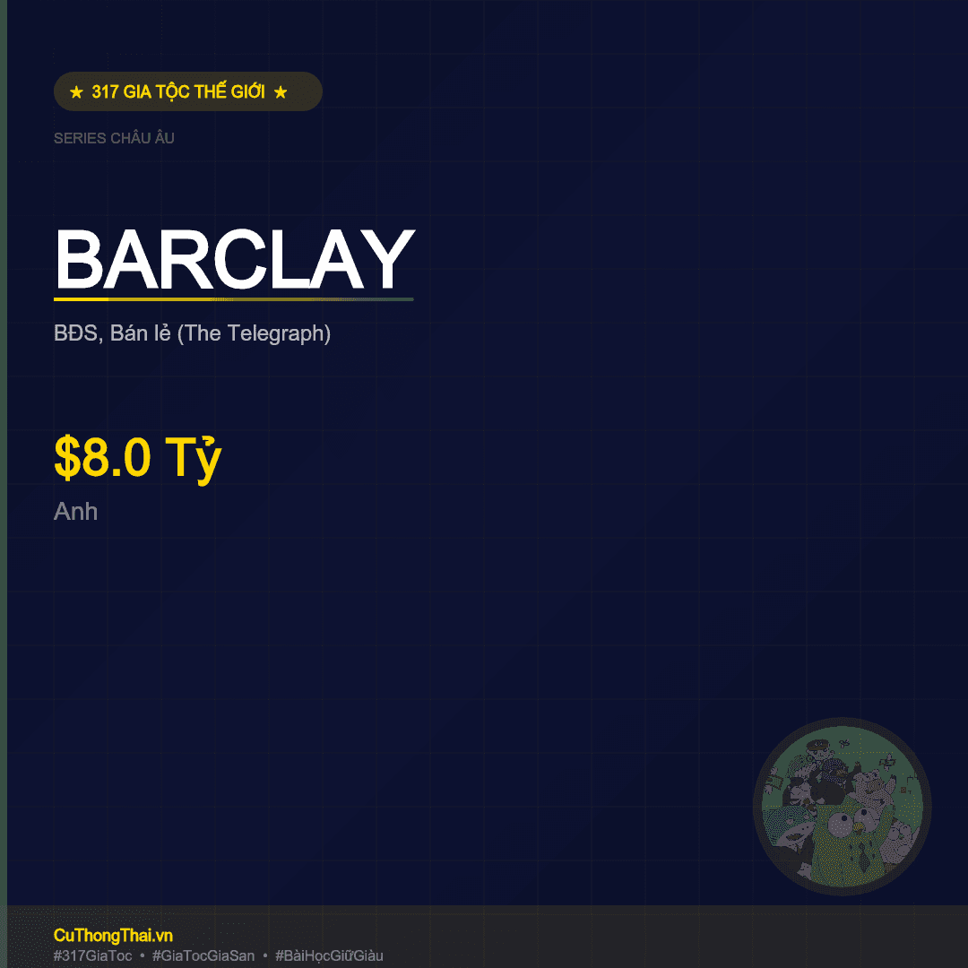 Gia Tộc Barclay — $8.0 Tỷ
