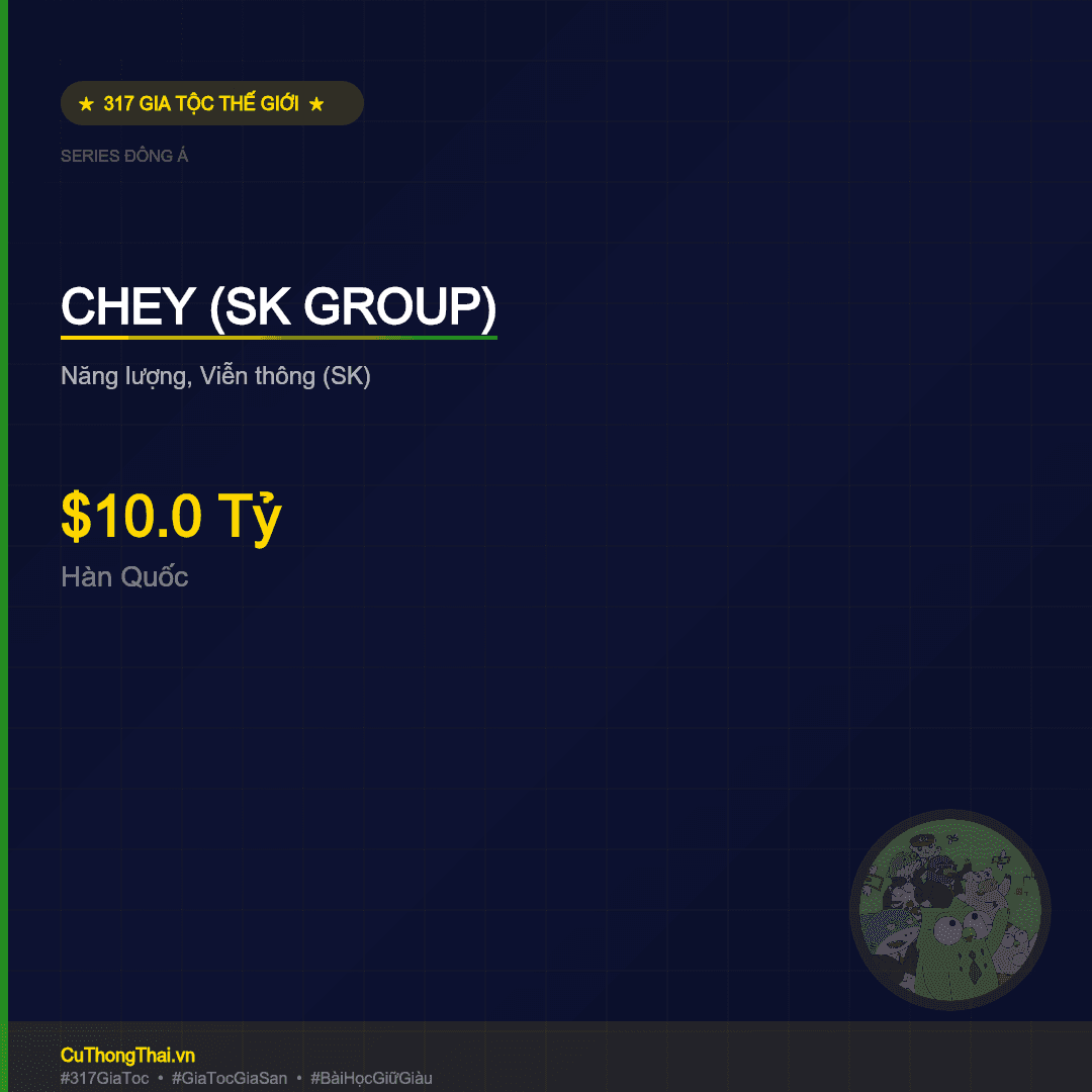 Gia Tộc Chey (SK Group) — $10.0 Tỷ