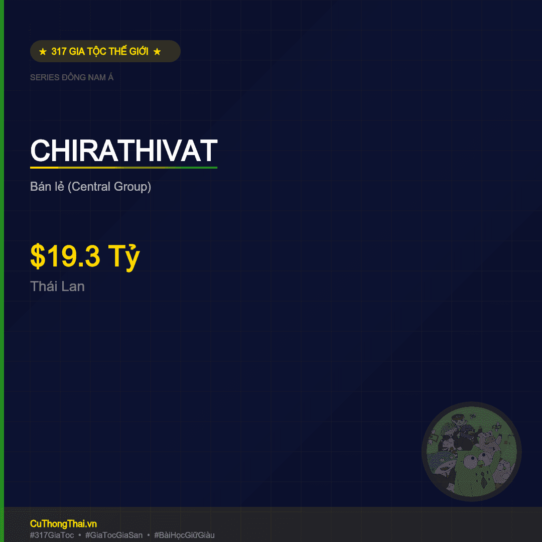 Gia Tộc Chirathivat — $19.3 Tỷ