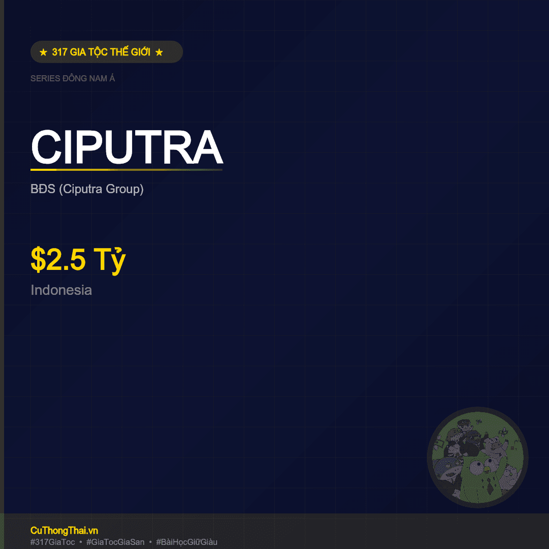 Gia Tộc Ciputra — $2.5 Tỷ