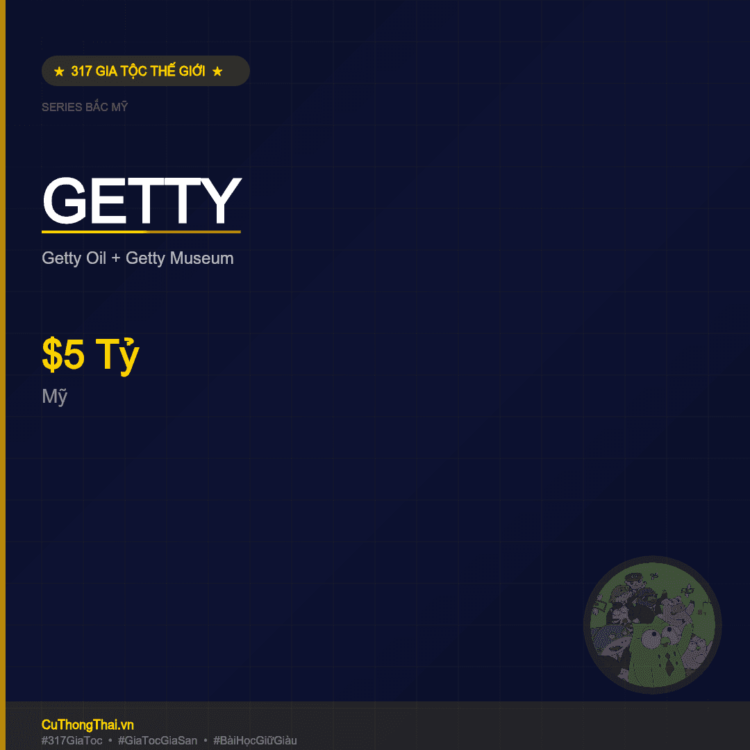 Gia Tộc Getty — $5 Tỷ Dầu Khí — Nghệ Thuật