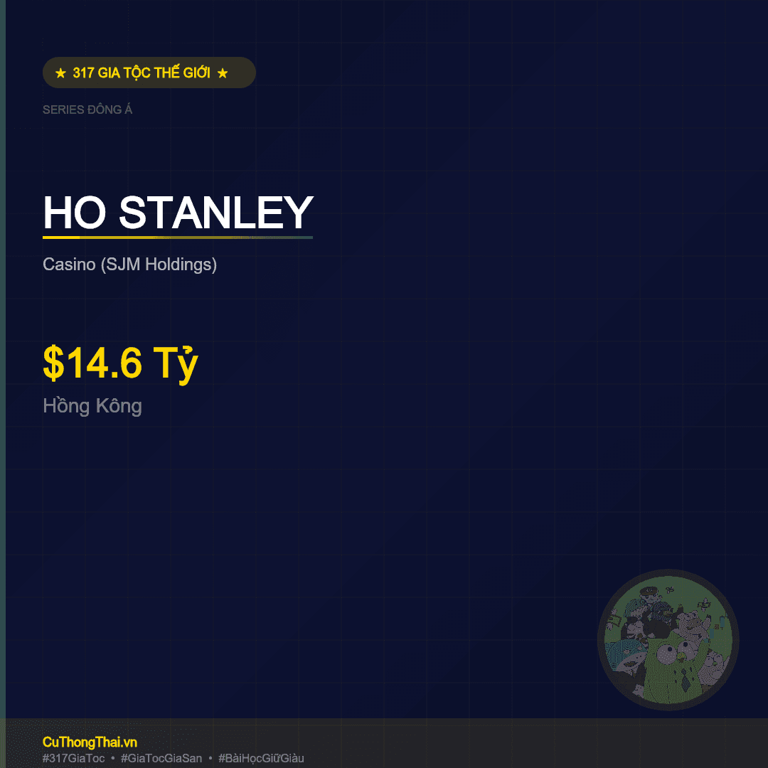 Gia Tộc Ho Stanley — $14.6 Tỷ