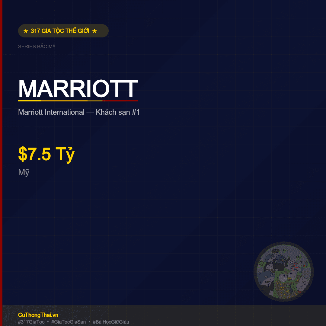 Gia Tộc Marriott — Khách sạn #1 TG $7.5 Tỷ