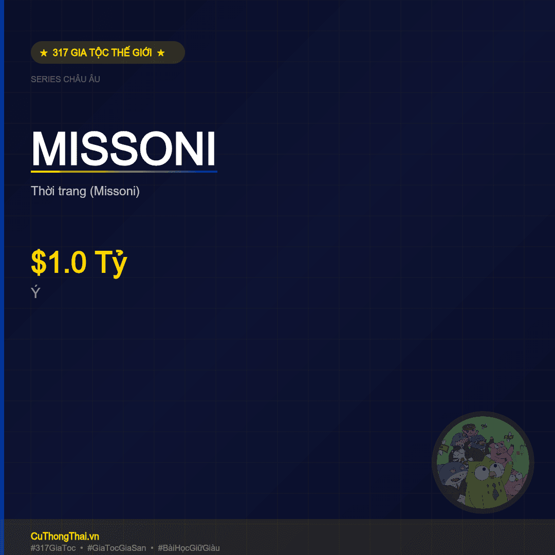 Gia Tộc Missoni — $1.0 Tỷ