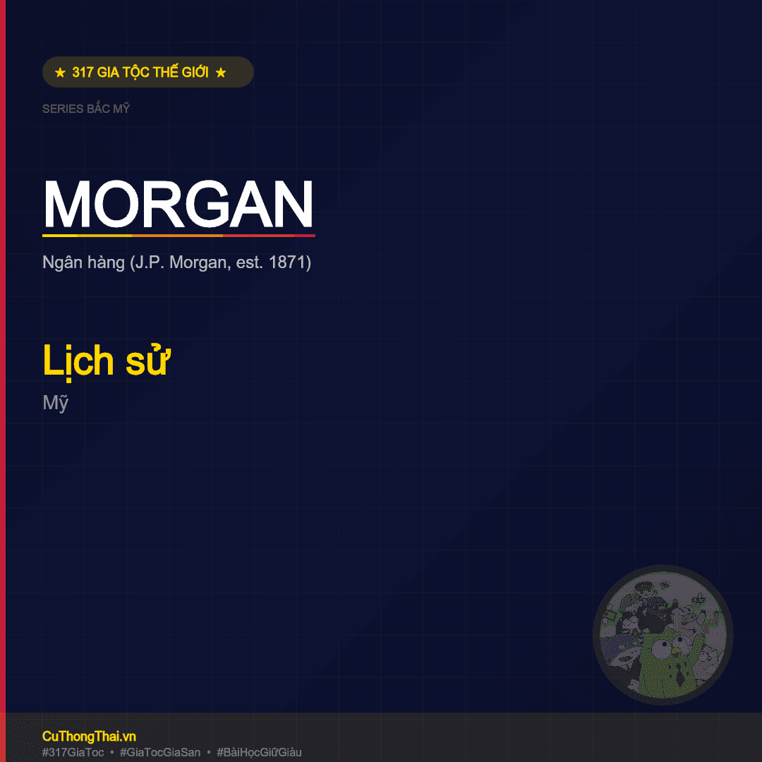 Gia Tộc Morgan — JP Morgan: “Ngân Hàng Trung Ương Không Chính Thức” Của Nước Mỹ