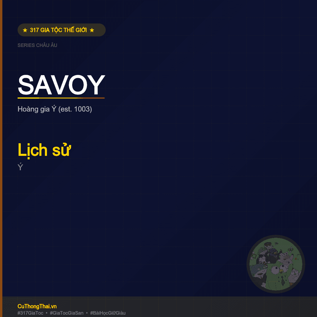Gia Tộc Savoy — Lịch sử