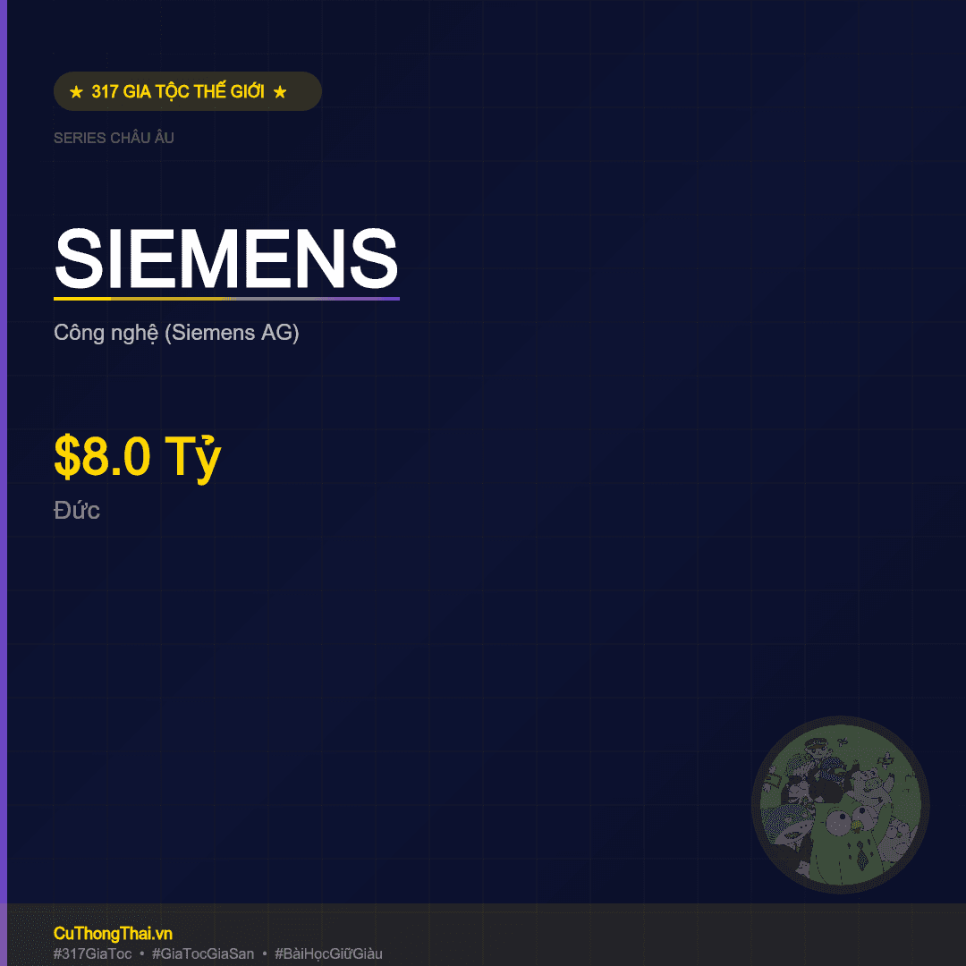Gia Tộc Siemens — $8.0 Tỷ