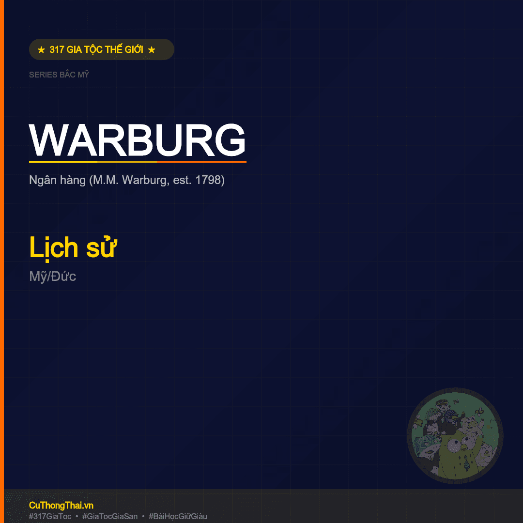 Gia Tộc Warburg — Từ Venice → Hamburg → Federal Reserve: 500+ Năm Ngân Hàng, Thiết Kế Ngân Hàng Trung Ương Mỹ