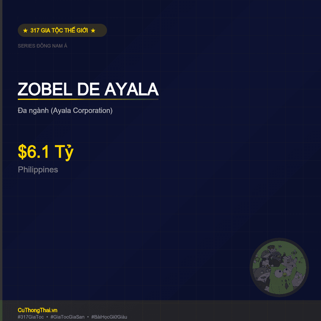 Gia Tộc Zobel de Ayala — $6.1 Tỷ