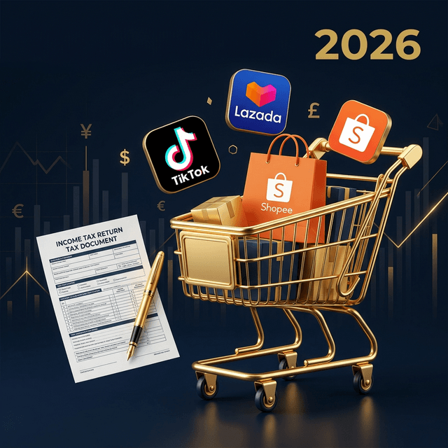 Thuế Bán Hàng Online 2026 — Shopee, Lazada, TikTok Shop Phải Nộp Bao Nhiêu?