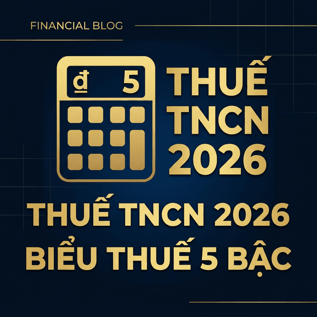 Thuế TNCN 2026 biểu thuế 5 bậc