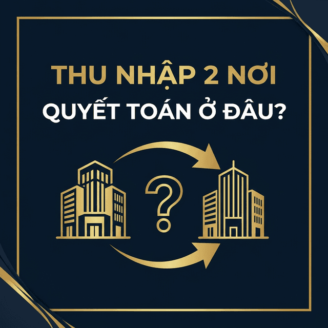 Thu nhập 2 nơi quyết toán thuế TNCN