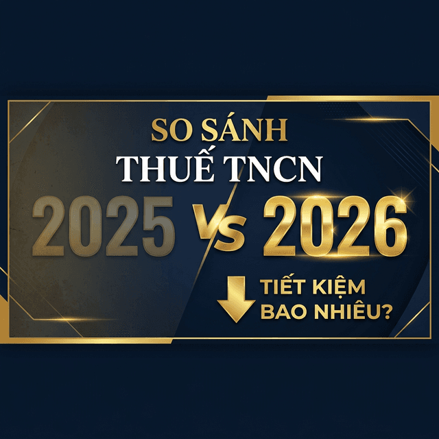So sánh thuế TNCN 2025 vs 2026