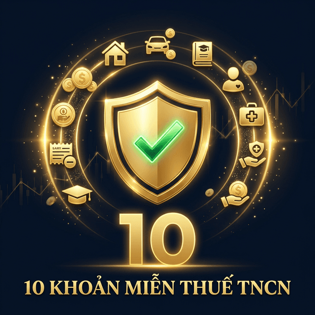 10 khoản miễn thuế TNCN 2026