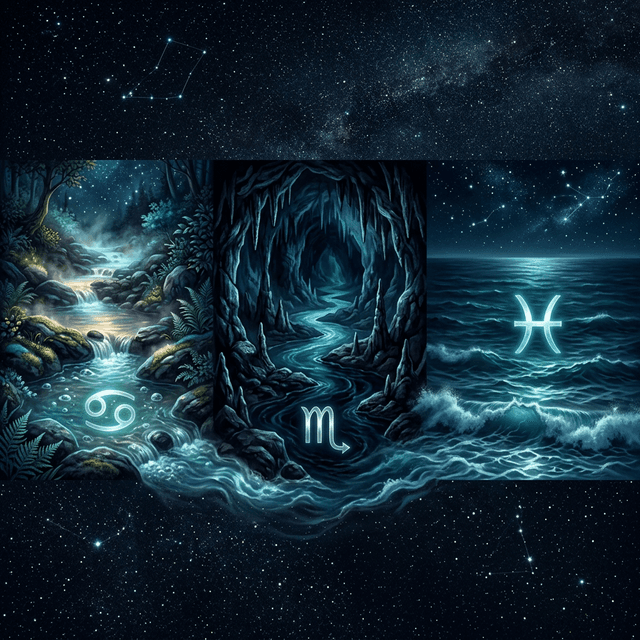 Nhóm Nước — Cự Giải, Thiên Yết, Song Ngư