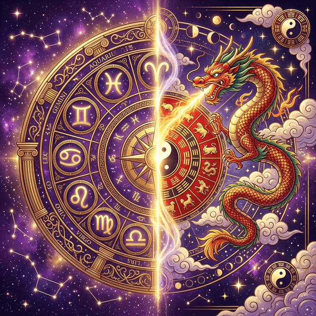 Cung Hoàng Đạo Vs Tử Vi — Đông Vs Tây