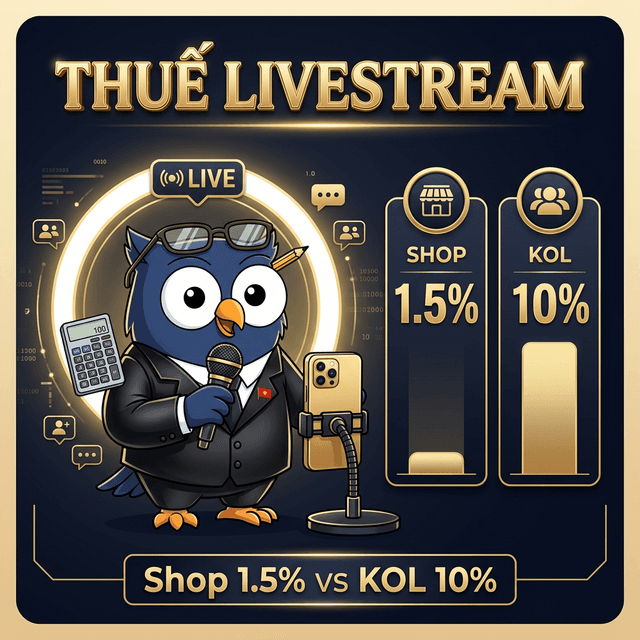 Thuế Livestream Bán Hàng — Cú Kiểm Toán