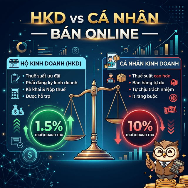 HKD vs Cá Nhân Bán Online — Cú Kiểm Toán