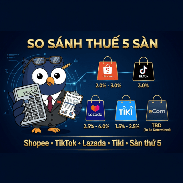 So Sánh Thuế 5 Sàn — Cú Kiểm Toán