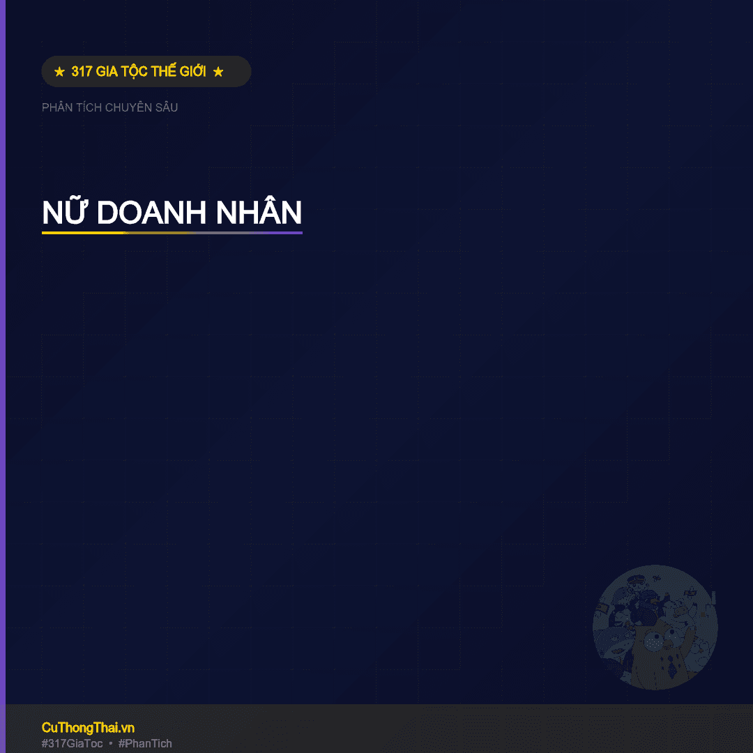 Nữ Doanh Nhân & Gia Tộc — Dữ Liệu 317 Gia Tộc Cho Thấy Gì?