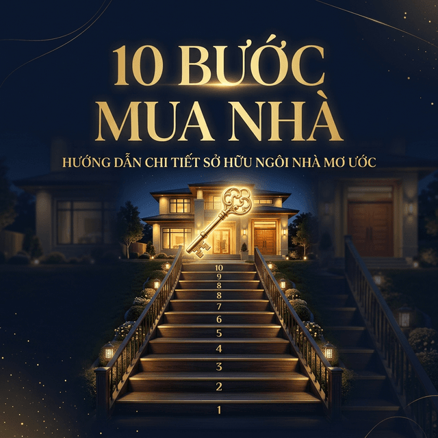 Quy Trình Mua Nhà 10 Bước — Hướng Dẫn A-Z Cho Người Mua Lần Đầu