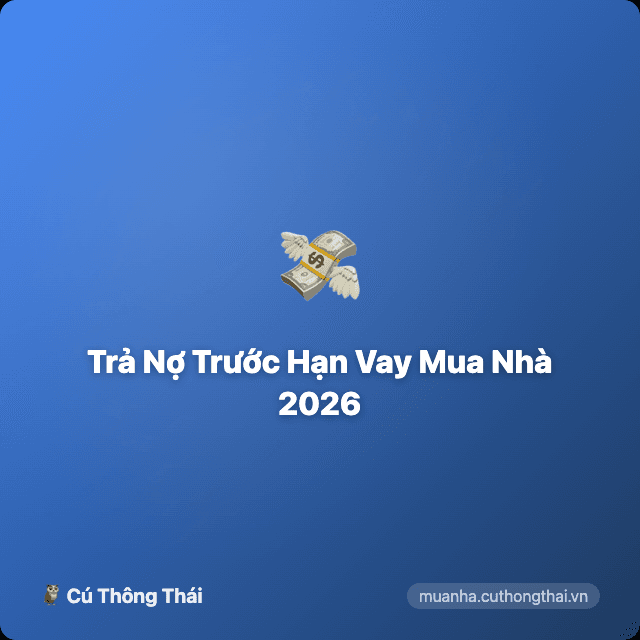 Trả Nợ Trước Hạn Vay Mua Nhà 2026 — Có Bị Phạt Không?
