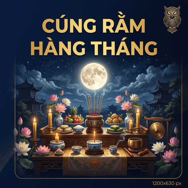 Cúng Rằm Tháng 8 — Mâm Cỗ, Văn Khấn Và Ý Nghĩa