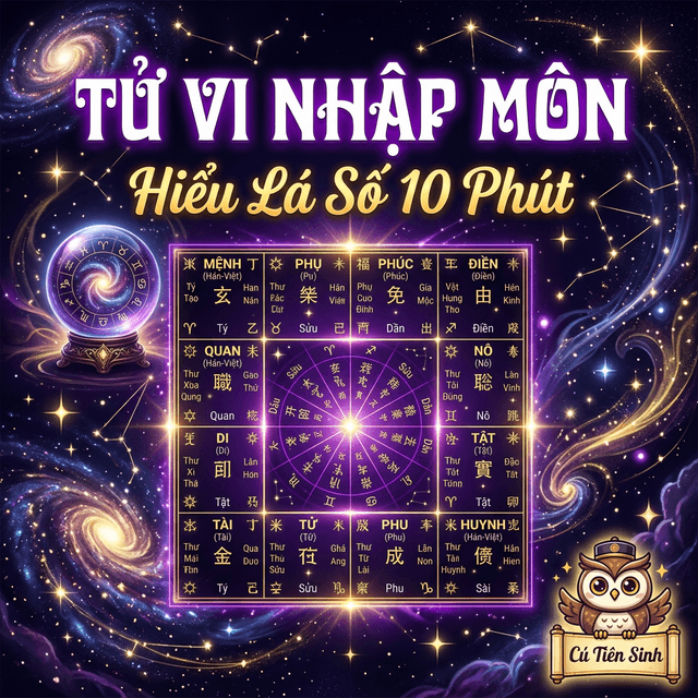 Tử Vi Nhập Môn — Hiểu Lá Số Trong 10 Phút