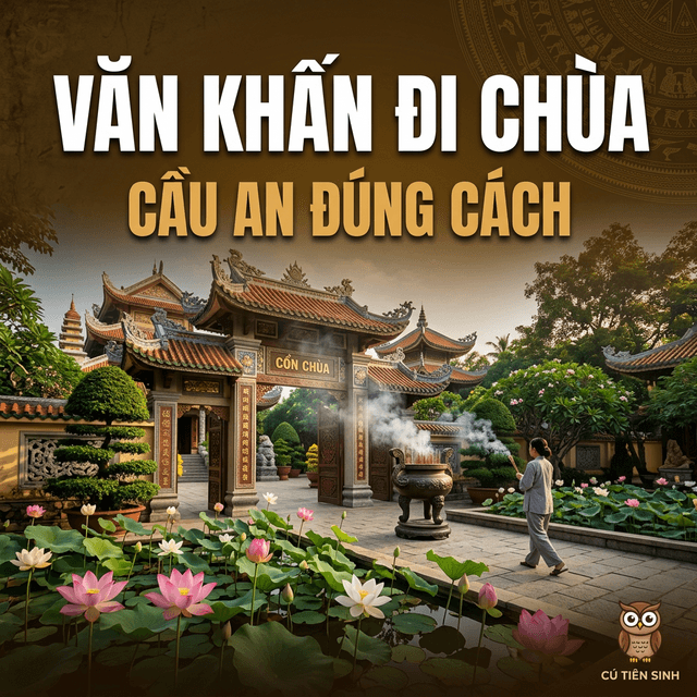 Văn Khấn Đi Chùa — Cầu An, Cúng Dường Đúng Cách