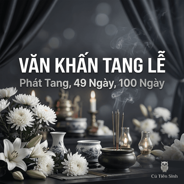 Văn Khấn Tang Lễ — Phát Tang, 49 Ngày, 100 Ngày