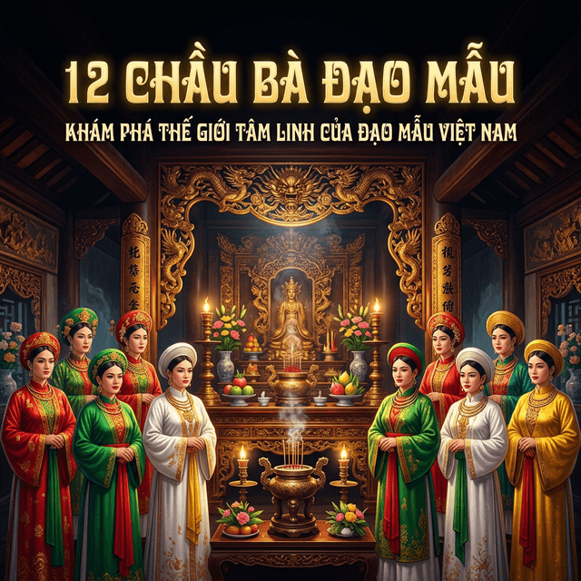 12 Chầu Bà Trong Đạo Mẫu — Danh Sách — Đặc Điểm