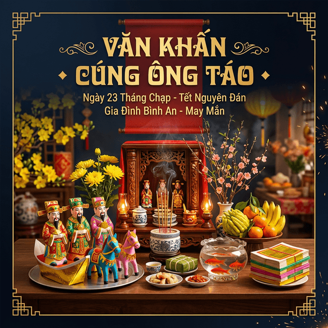 Văn Khấn Cúng Ông Táo
