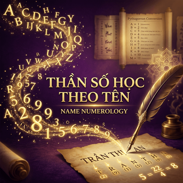 Thần Số Học Theo Tên — Số Linh Hồn & Biểu Đạt
